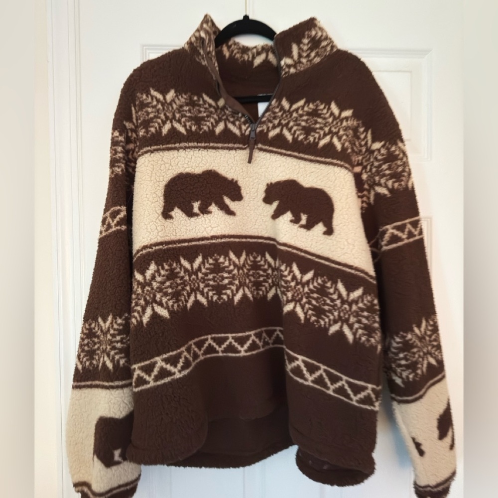 Old Navy Sherpa Quarter Zip